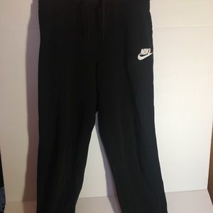 Nike joggers black kids large